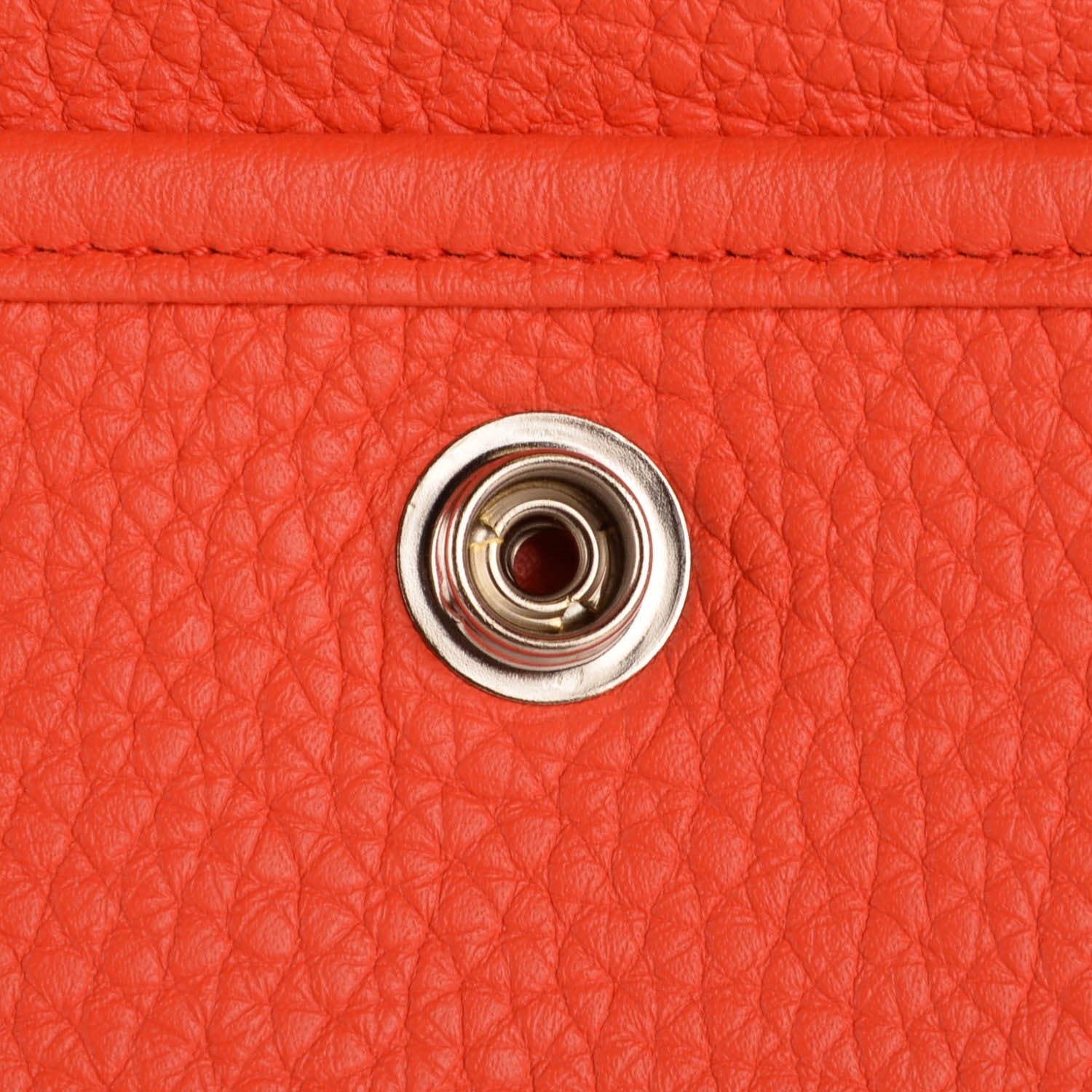 Hermes Taurillon Clemence Evelyne III PM Orange Poppy 16 of 17