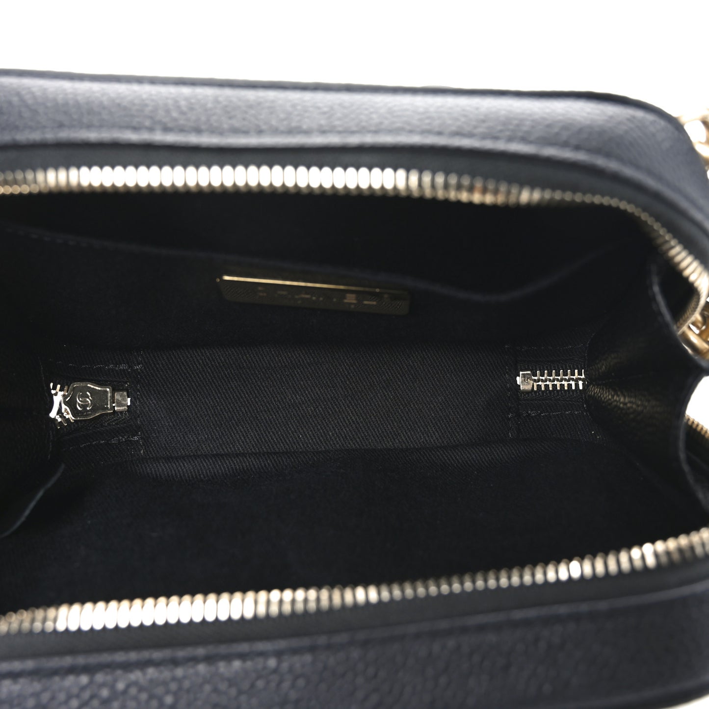 Caviar Quilted Waist Bag Black