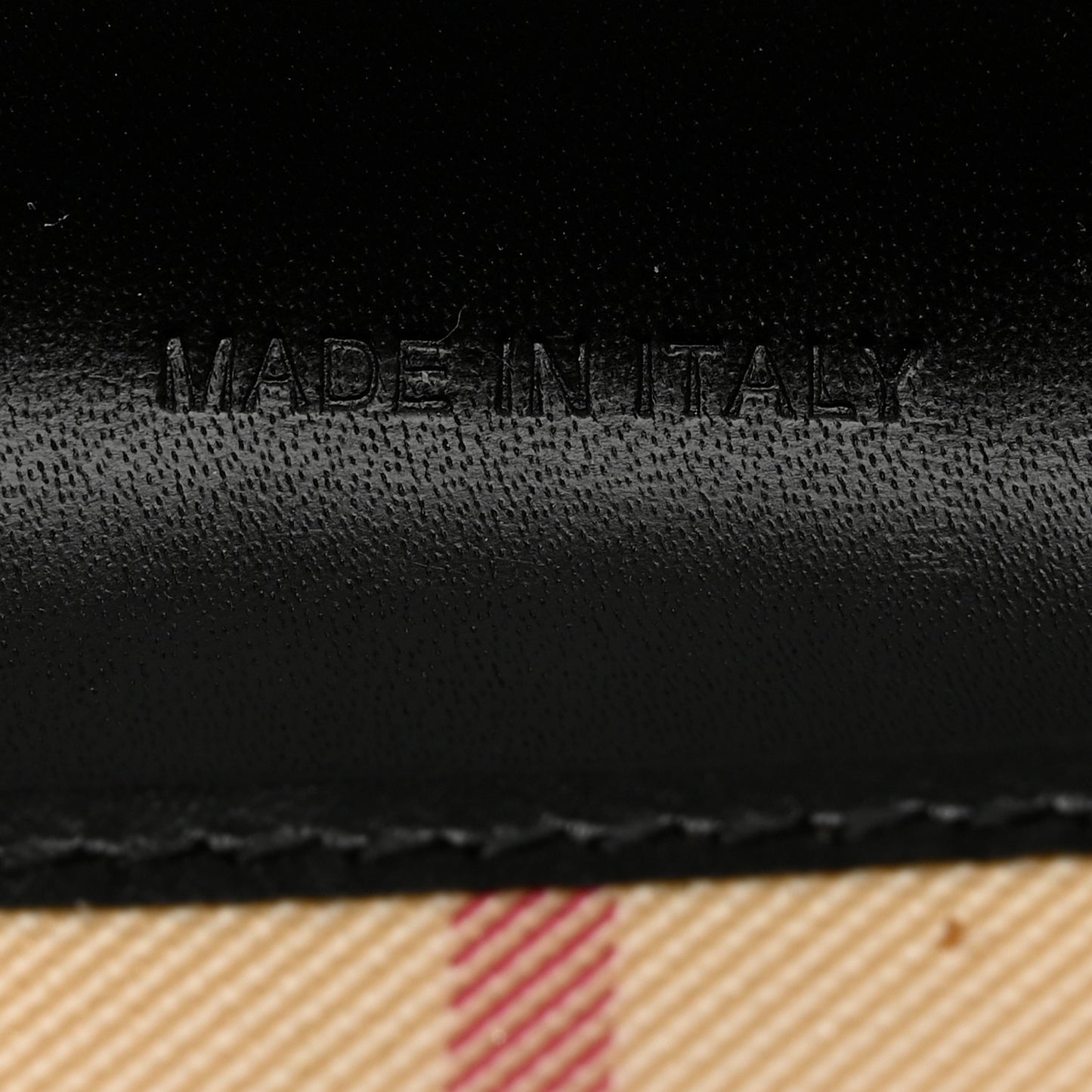 House Check Continental Wallet Black