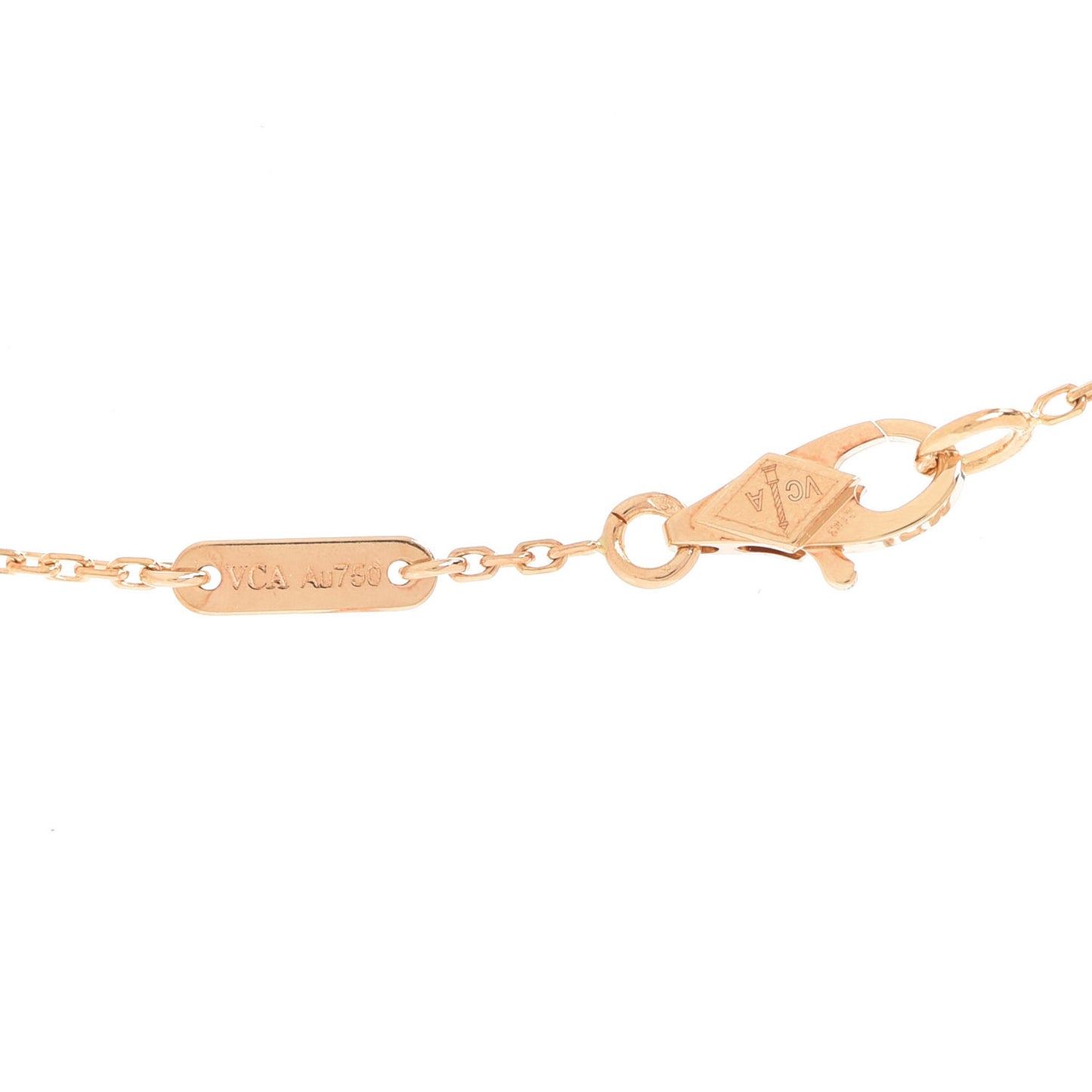 18K Yellow Gold Mother of Pearl Sweet Alhambra Butterfly Bracelet