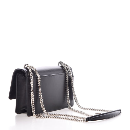 Saint Laurent Calfskin Monogram Sunset Chain Wallet Black 3 of 6