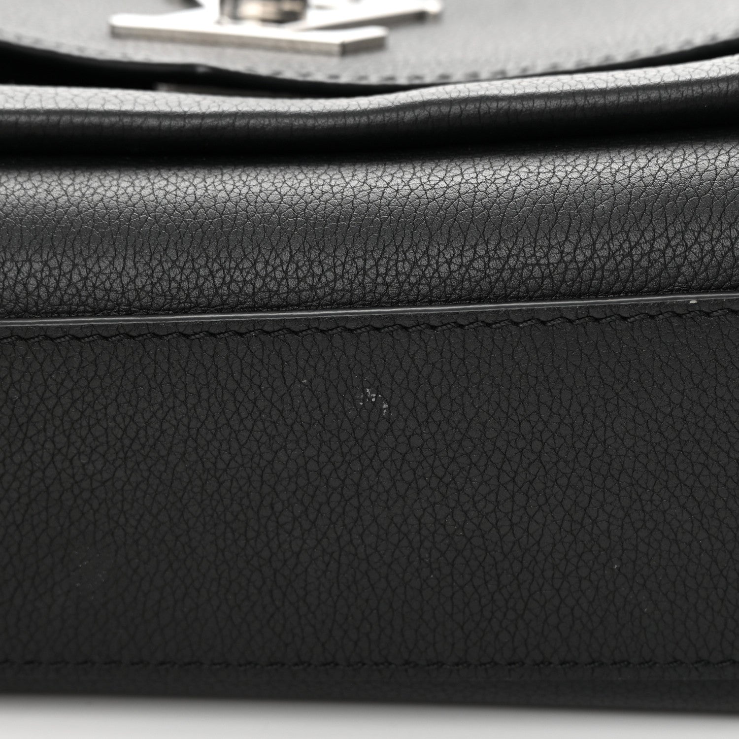 Louis Vuitton Soft Calfskin Mylockme Chain Bag BB Black 14 of 14