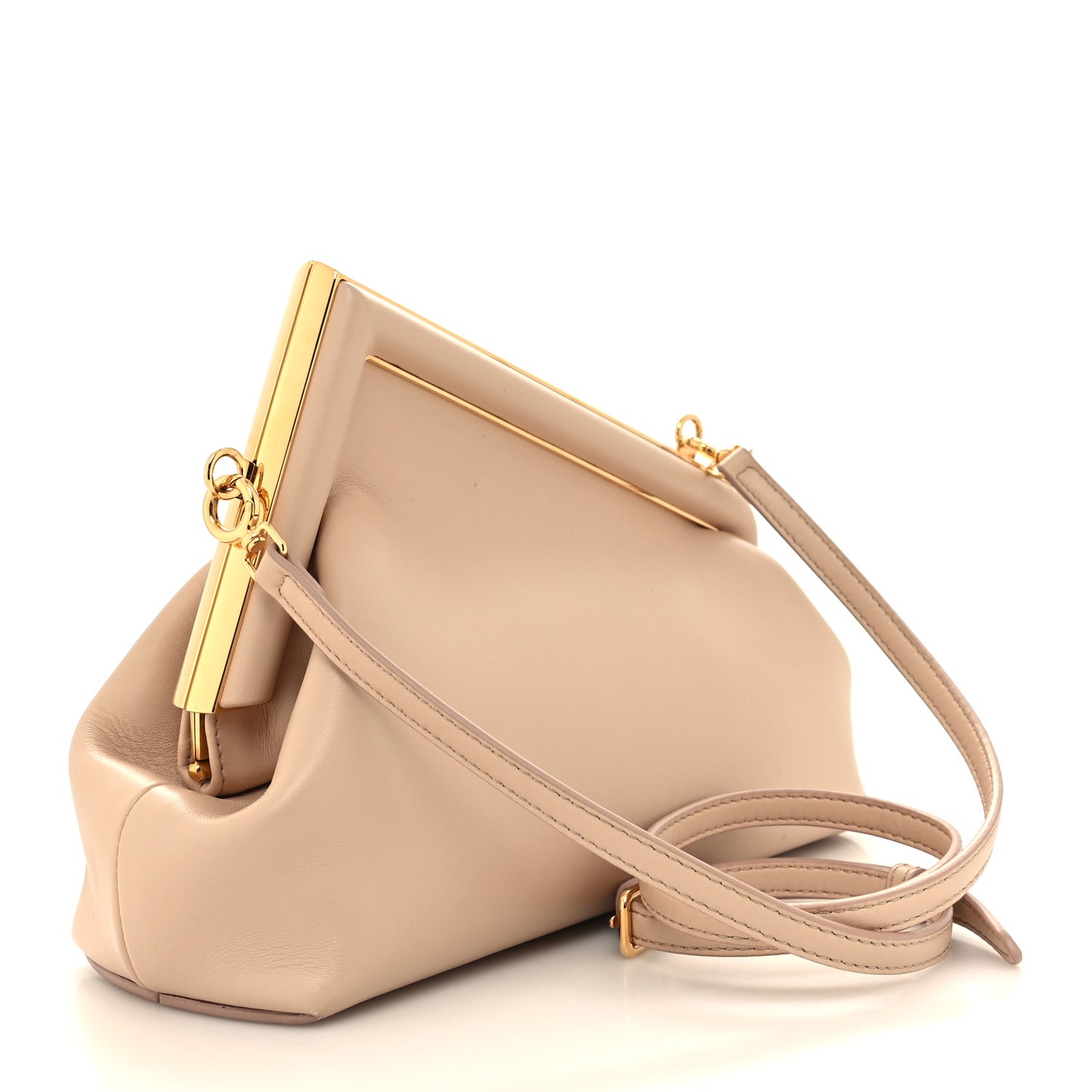 Shiny Nappa Small Fendi First Poudre