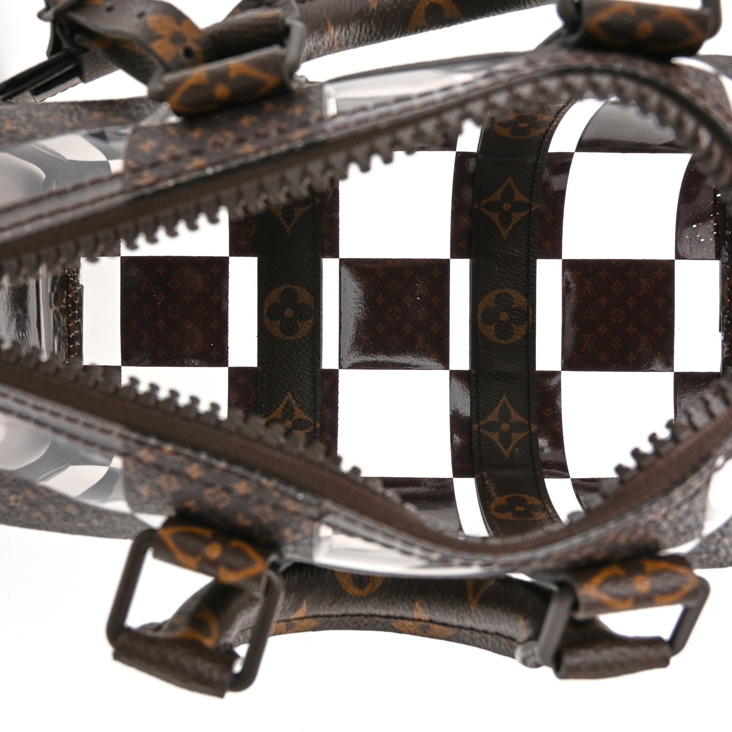 Louis Vuitton PVC Monogram Chess Keepall Bandouliere 25 5 of 11
