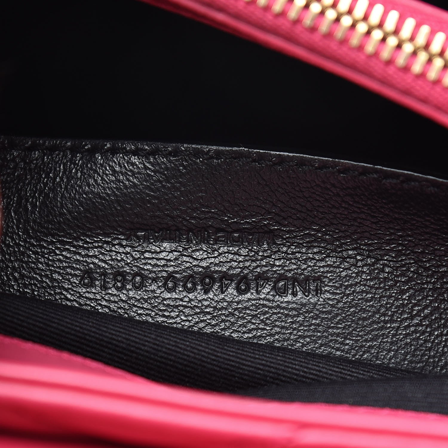 Saint Laurent Calfskin Y Quilted Monogram Small Loulou Chain Satchel Fresh Fuchsia 7 of 11
