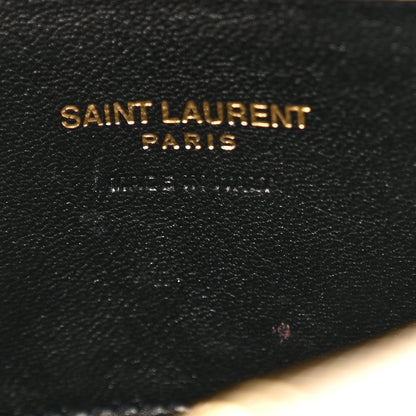 Saint Laurent Grain De Poudre Matelasse Monogram Mini Lou Camera Bag Crema Soft 6 of 12
