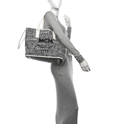 MCM Visetos Medium Liz Reversible Shopper Tote White 2 of 18