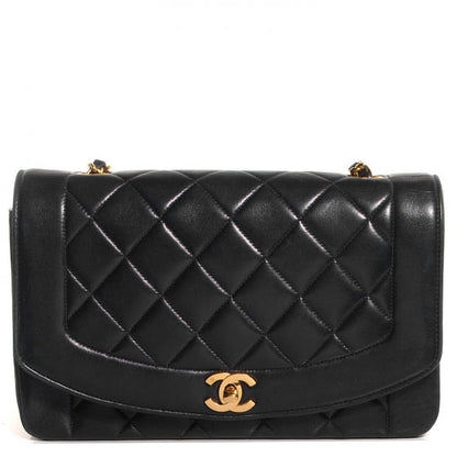 Chanel Lambskin Medium Single Flap Navy 1 of 8