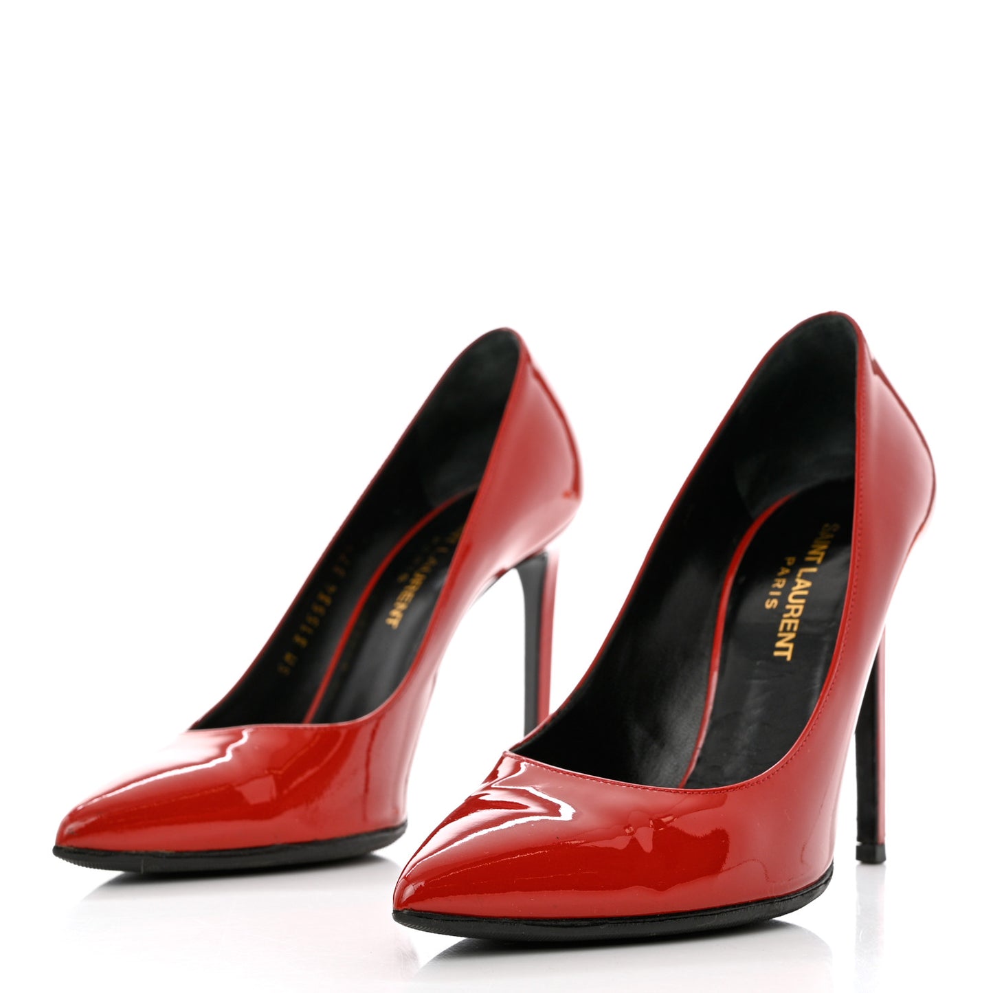 Patent Calfskin Zoe 105 Pump 37.5 Red