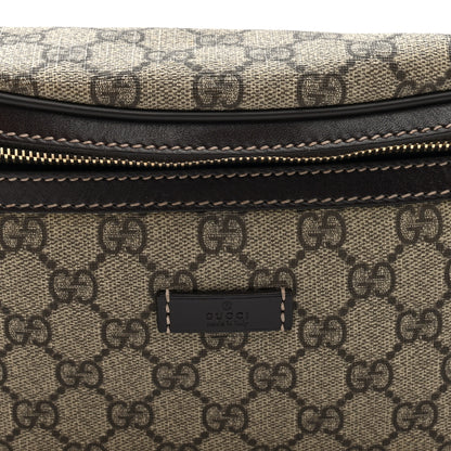 Gucci GG Supreme Monogram Belt Bag Dark Brown 8 of 10
