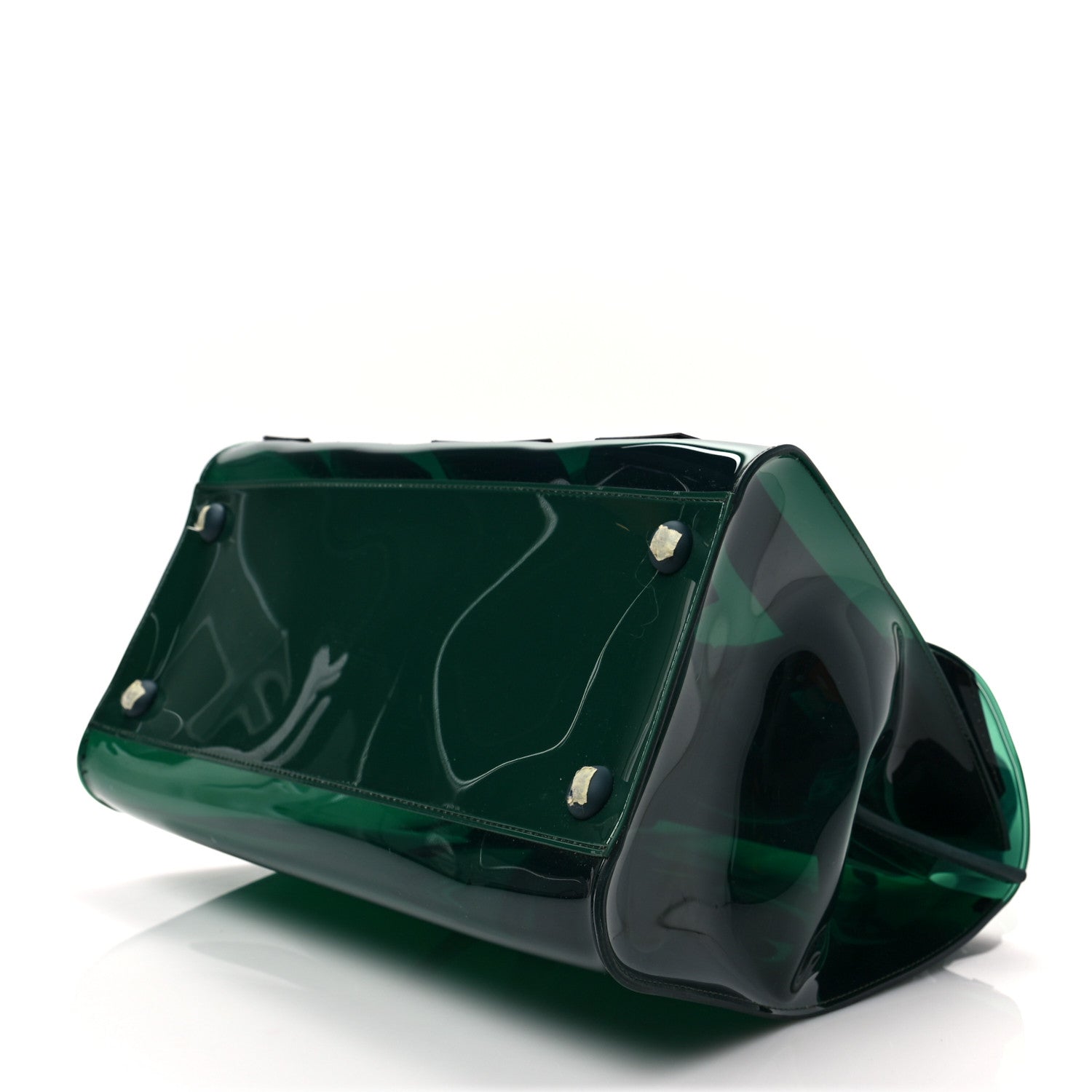 Delvaux PVC The Hero 1829 Brillant Satchel Vert 7 of 7