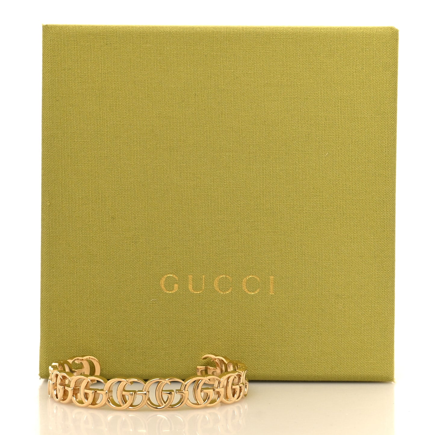 Pearl GG Marmont Bracelet Small Aged Gold Pearl Cream