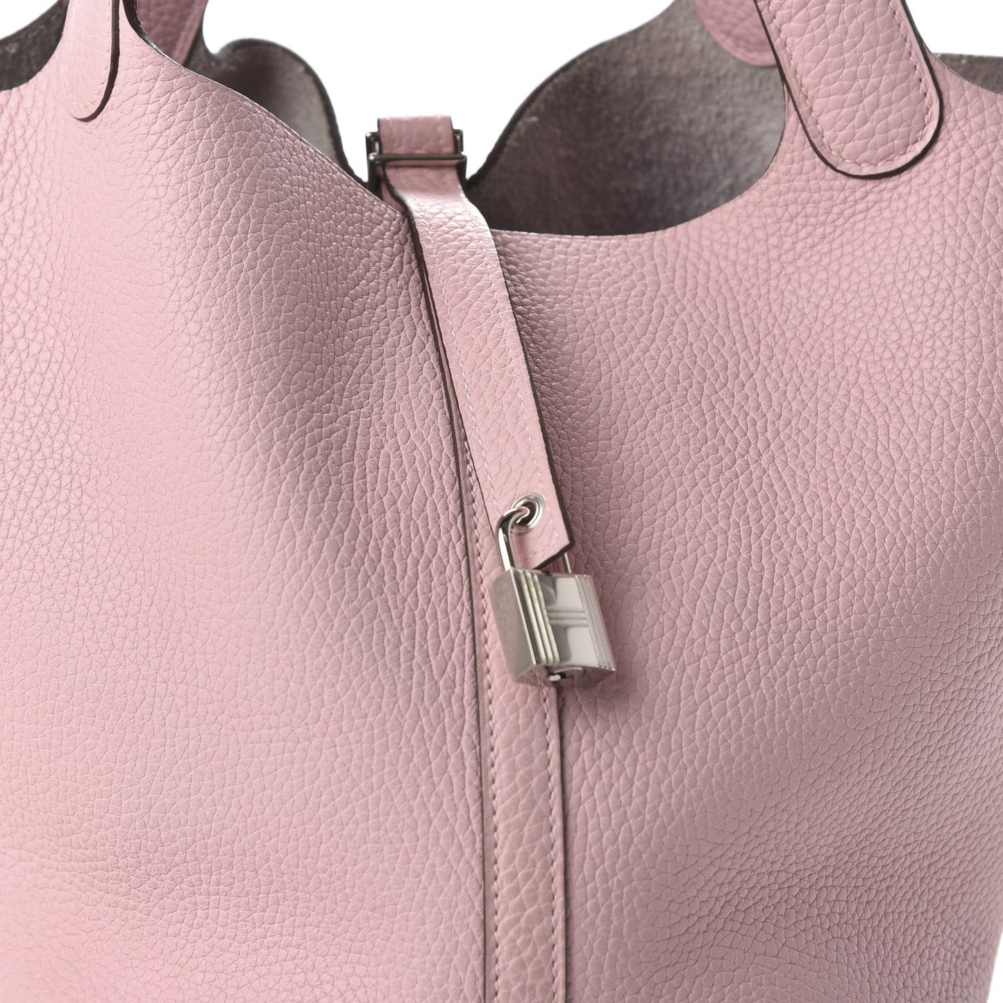 Taurillon Clemence Picotin Lock 22 MM Rose Sakura