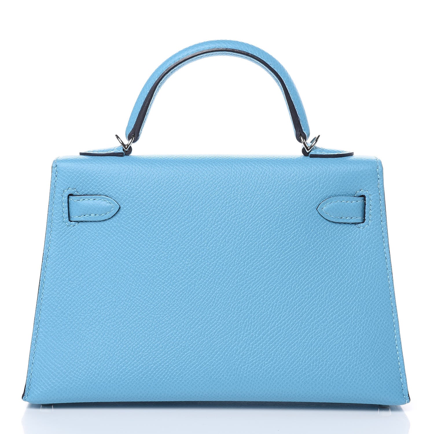 Hermes Epsom Mini Kelly Sellier 20 Bleu Du Nord 4 of 28