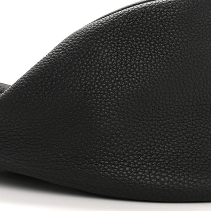 The Row Grained Calfskin Large Slouchy Banana Bag Black 9 of 10