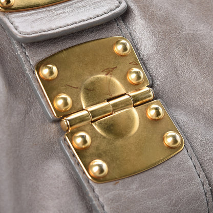 Miu Miu Nappa Matelasse Coffer Hobo Fumo 9 of 15