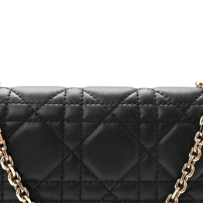Christian Dior Lambskin Cannage Lady Dior Pouch Black 8 of 10