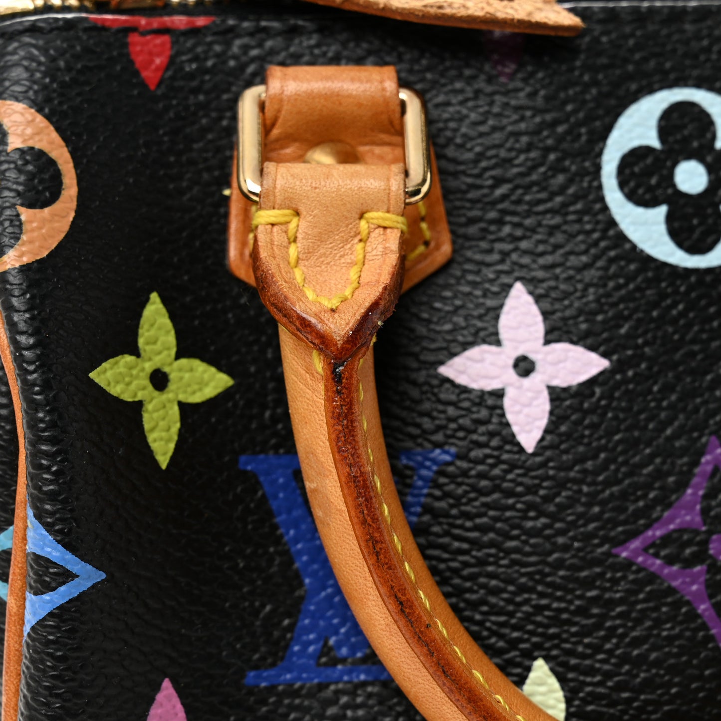 Monogram Multicolor Mini Sac HL Speedy Black