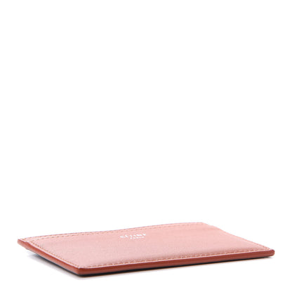 Celine Smooth Lambskin Bi-Color Solo Card Holder Terracotta Black 4 of 9