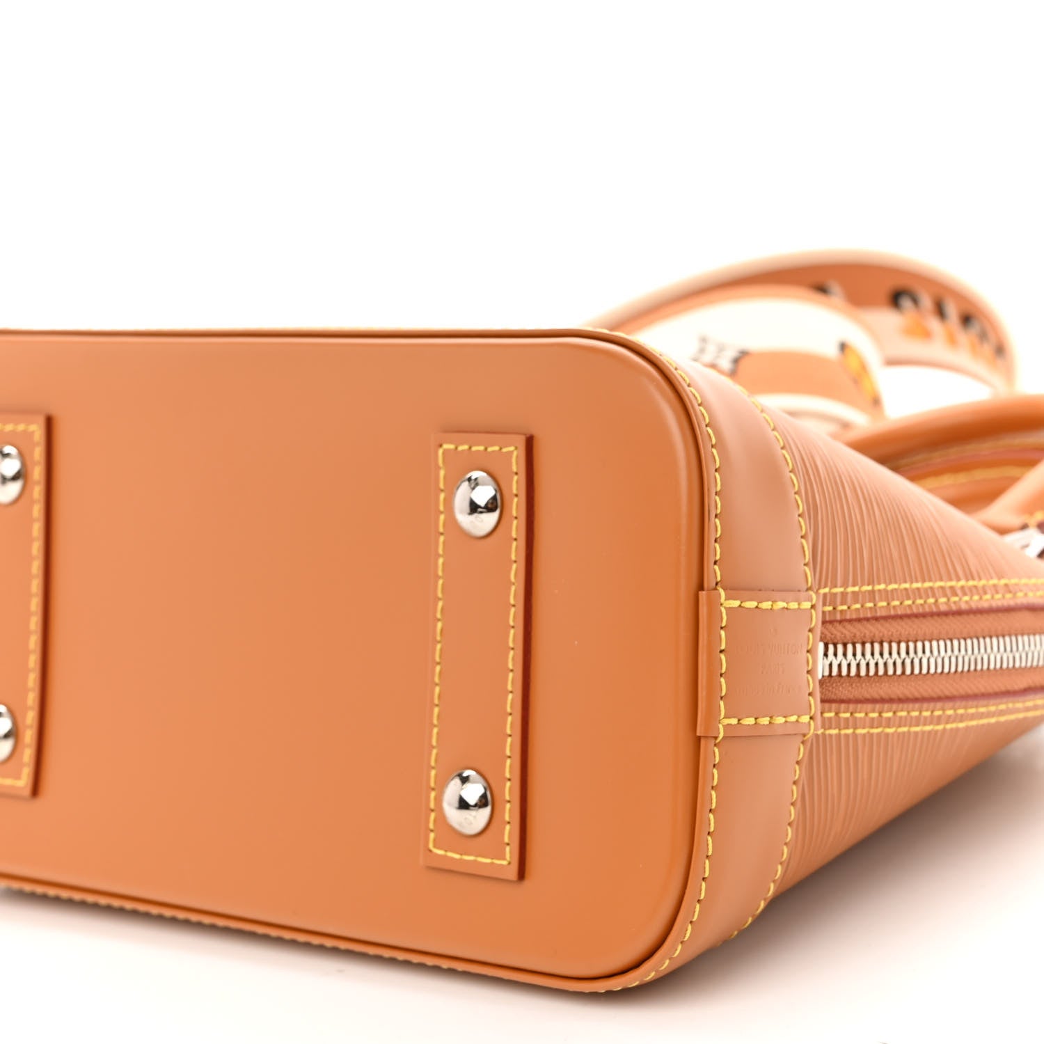 Louis Vuitton Epi Jacquard Alma BB Honey Gold 8 of 9