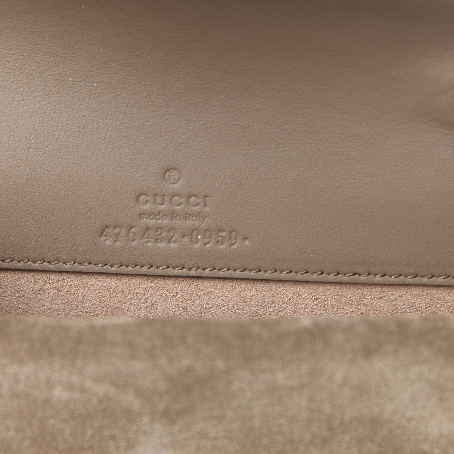 GG Supreme Monogram Super Mini Dionysus Shoulder Bag Taupe