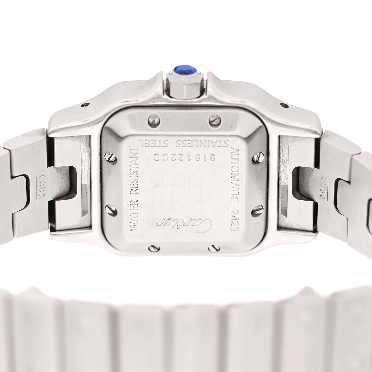 Stainless Steel 24mm Santos de Cartier Galbee Automatic Watch