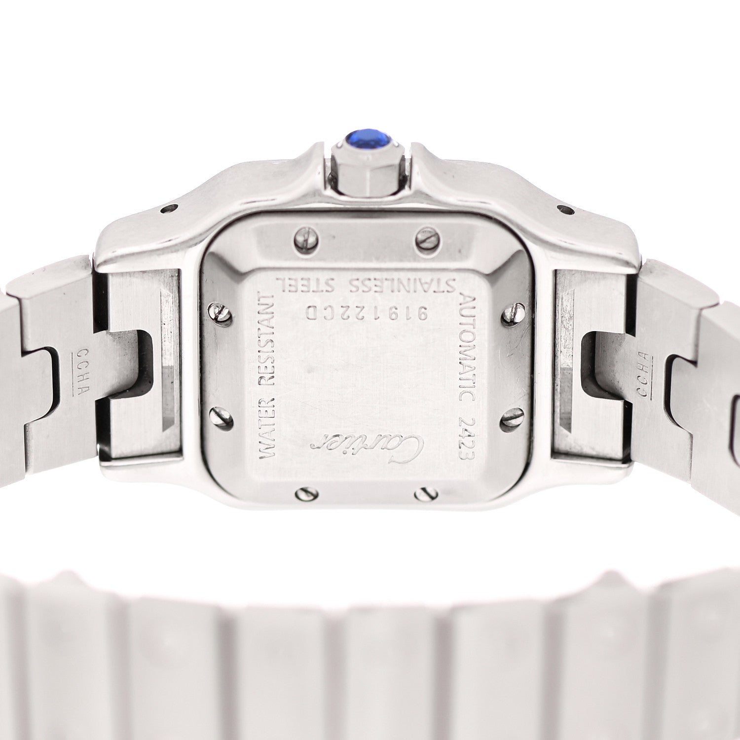 Cartier Stainless Steel 24mm Santos de Cartier Galbee Automatic Watch 4 of 4