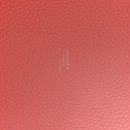 Hermes Taurillon Clemence Picotin Lock 18 PM Rose Sakura 6 of 11