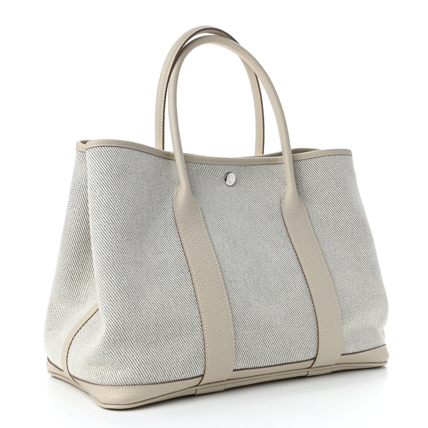 Hermes Twill H Negonda Garden Party 36 MM Tote Ecru Craie 2 of 6