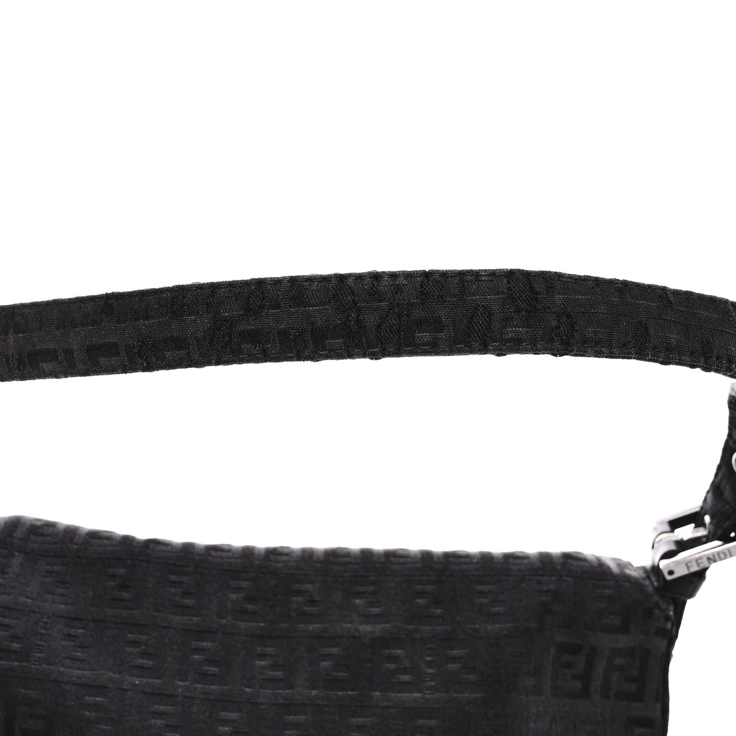 Fendi Zucchino Mama Baguette Black 17 of 19
