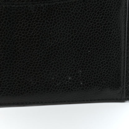 Chanel Caviar Quilted Yen Wallet Black 10 of 10