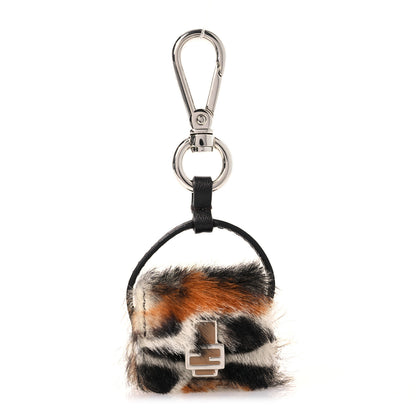 Fendi Calf Hair Mini Baguette Charm 1 of 4