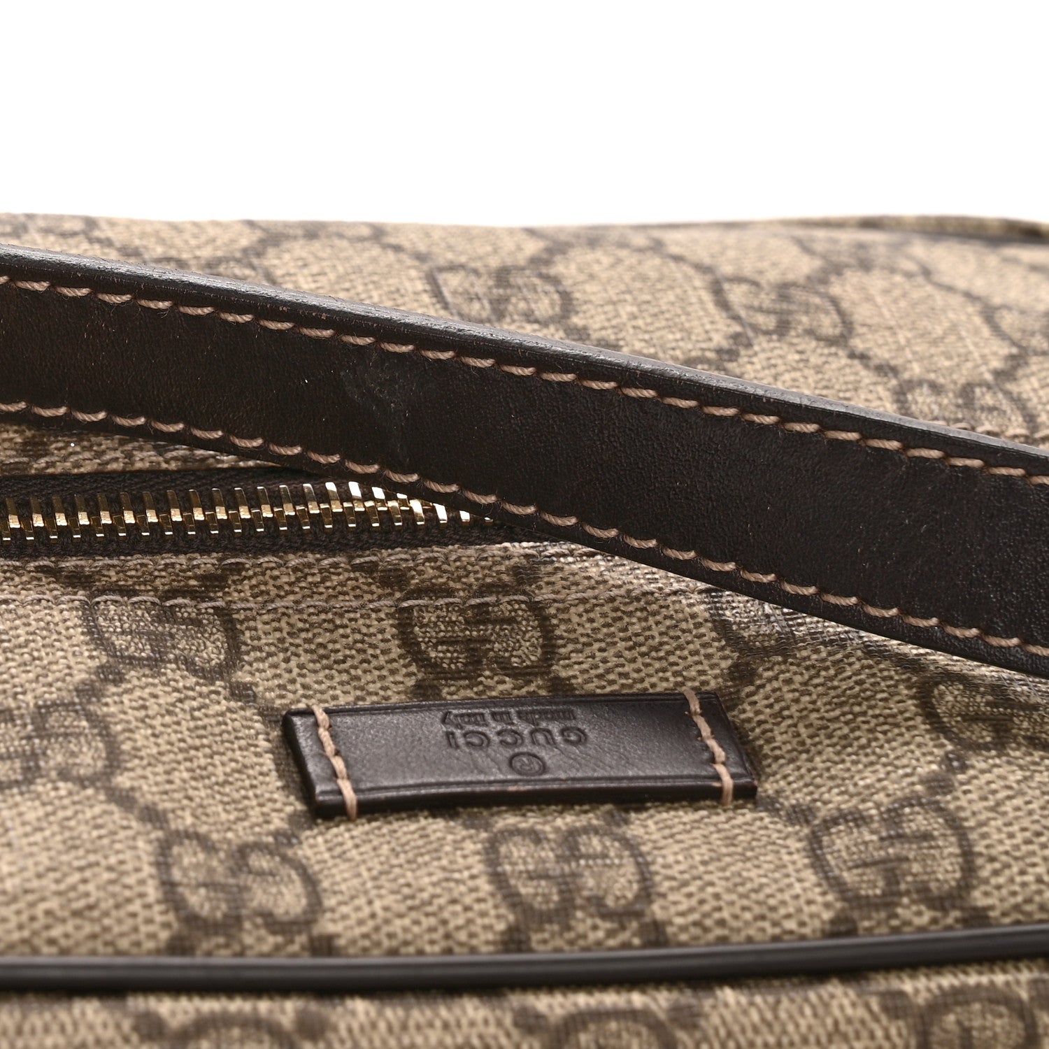 Gucci GG Plus Monogram Small Shoulder Bag Dark Brown 11 of 12