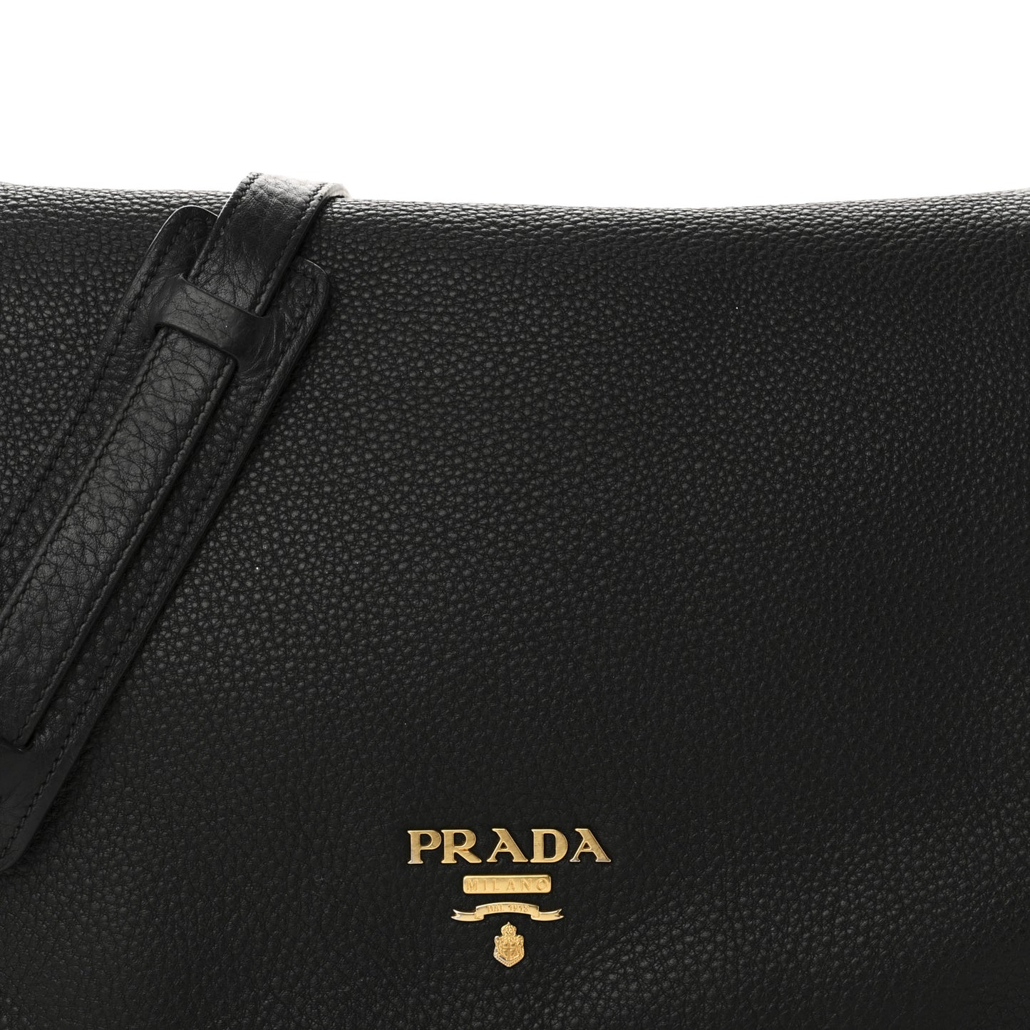 Vitello Phenix Crossbody Bag Black