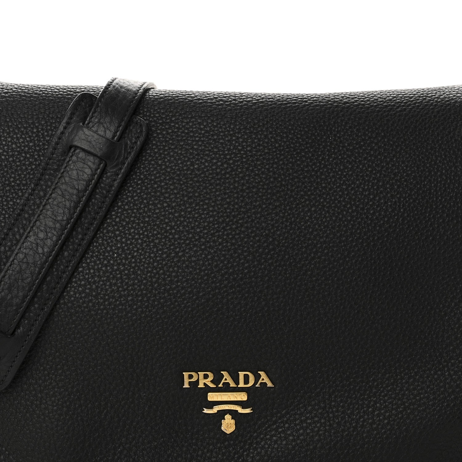 Prada Vitello Phenix Crossbody Bag Black 8 of 10