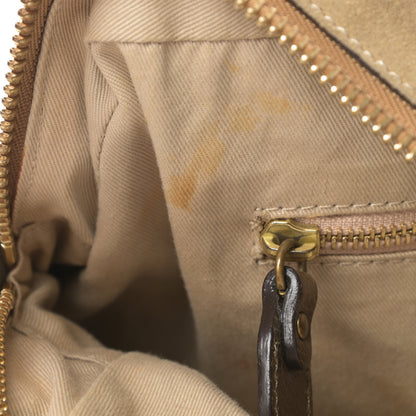 Chloe Suede Calfskin Large Paraty Khaki 15 of 17