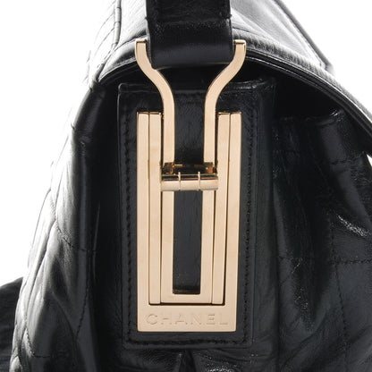 Chanel Lambskin Mademoiselle Chocolate Bar Shoulder Bag Black 9 of 9