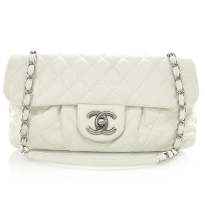 Chanel Iridescent Calfskin Chic Quilt Flap White 1 of 9