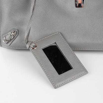 Balenciaga Veau Papier Sight Clutch Gris Metal 6 of 11
