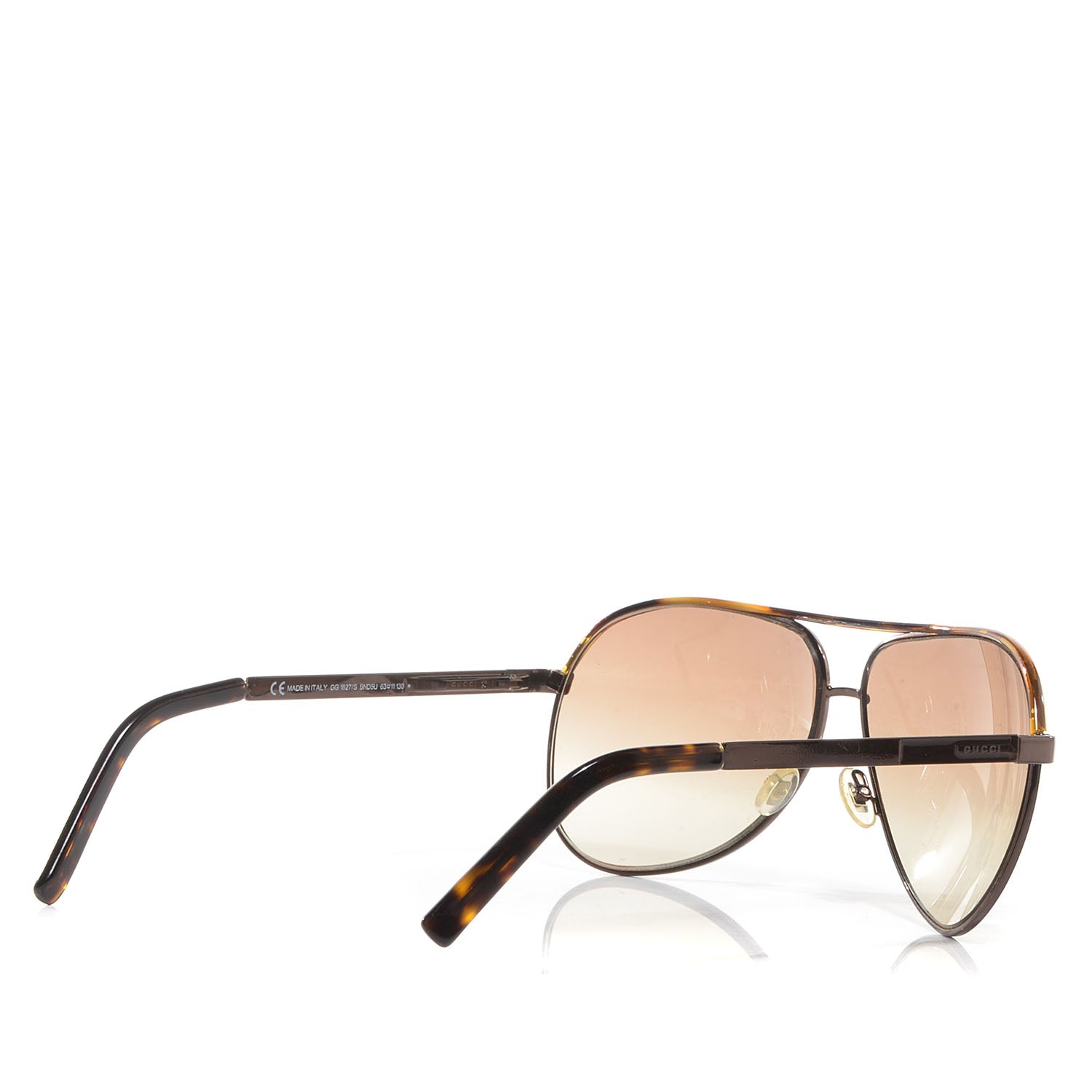 Gucci Aviator Sunglasses 1827/S Chocolate 2 of 4