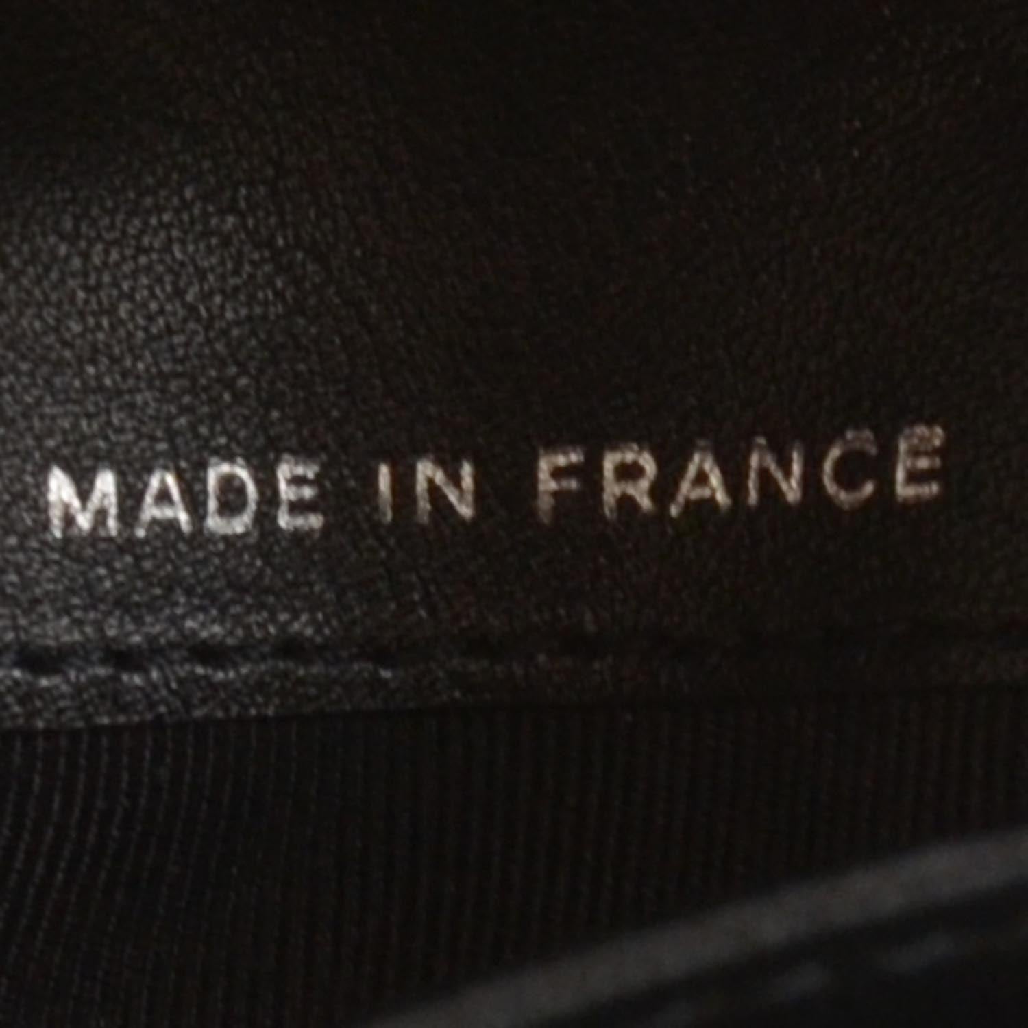 Chanel Patent Quilted Large Flap Wallet Black 8 of 9