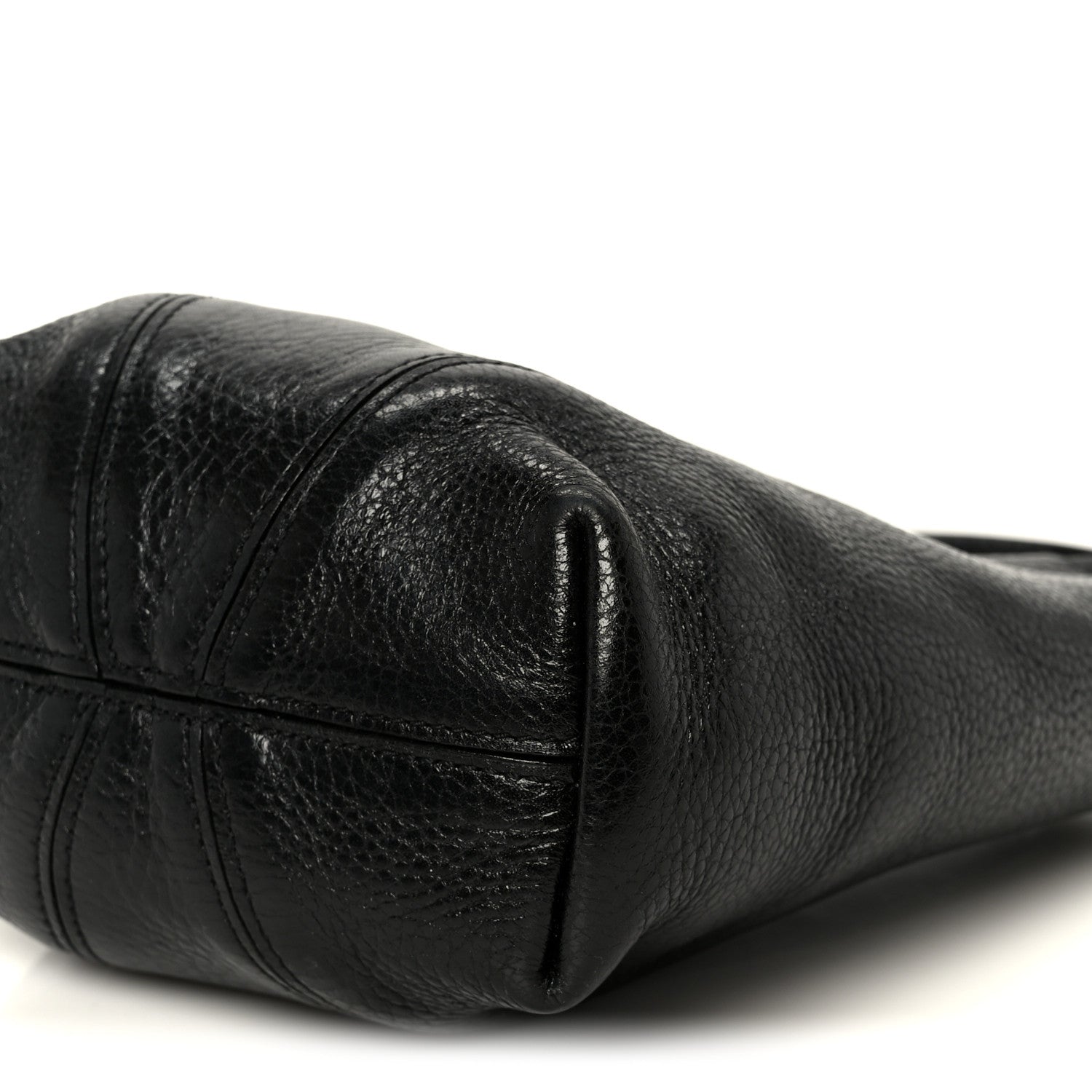 Chloe Grained Calfskin Small Spin Tote Black 10 of 10