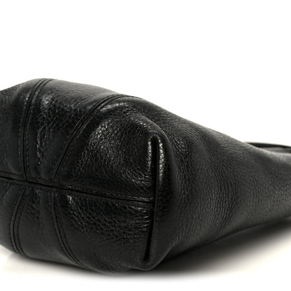 Chloe Grained Calfskin Small Spin Tote Black 10 of 10