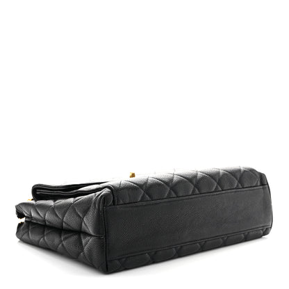 Chanel Caviar Quilted Flap Shoulder Bag Black 4 of 11