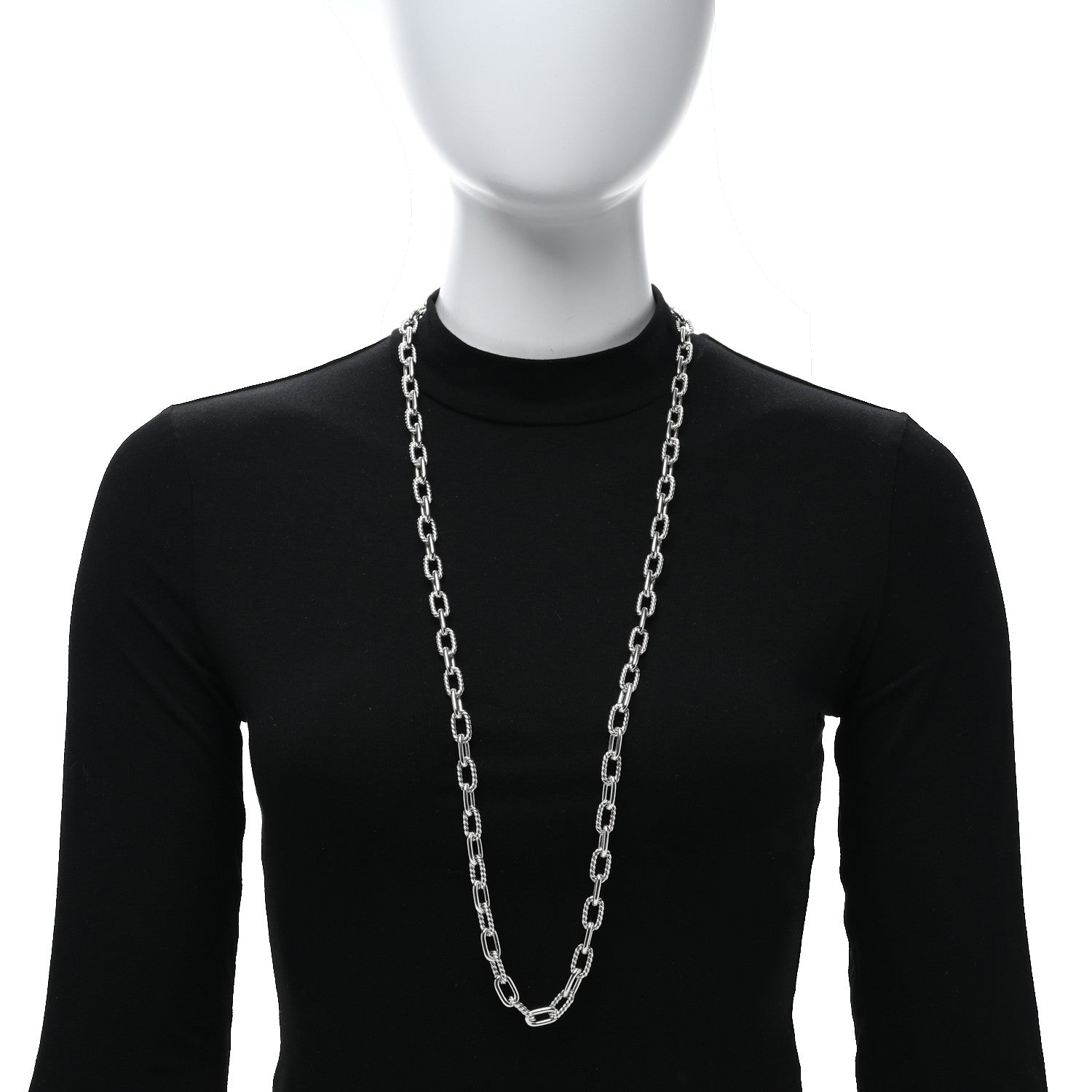 David Yurman Sterling Silver 8.5mm Madison Chain Necklace 36" 3 of 4