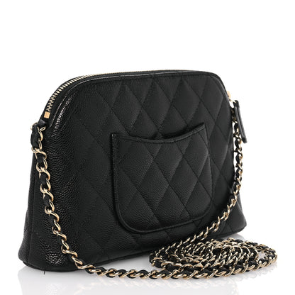 Chanel Caviar Quilted Classic Clutch With Chain Black 2 of 13