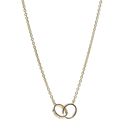 Cartier 18K Yellow Gold Interlocking LOVE Necklace 1 of 7