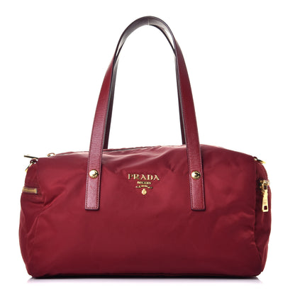Prada Tessuto Nylon Saffiano Duffel Porpora 1 of 8