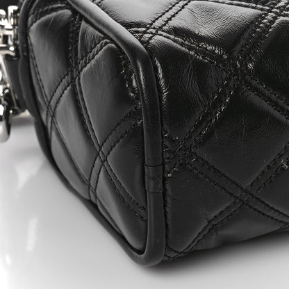 Marc Jacobs Natural Grain Calfskin Quilted The Softshot 21 Bag Black 8 of 9