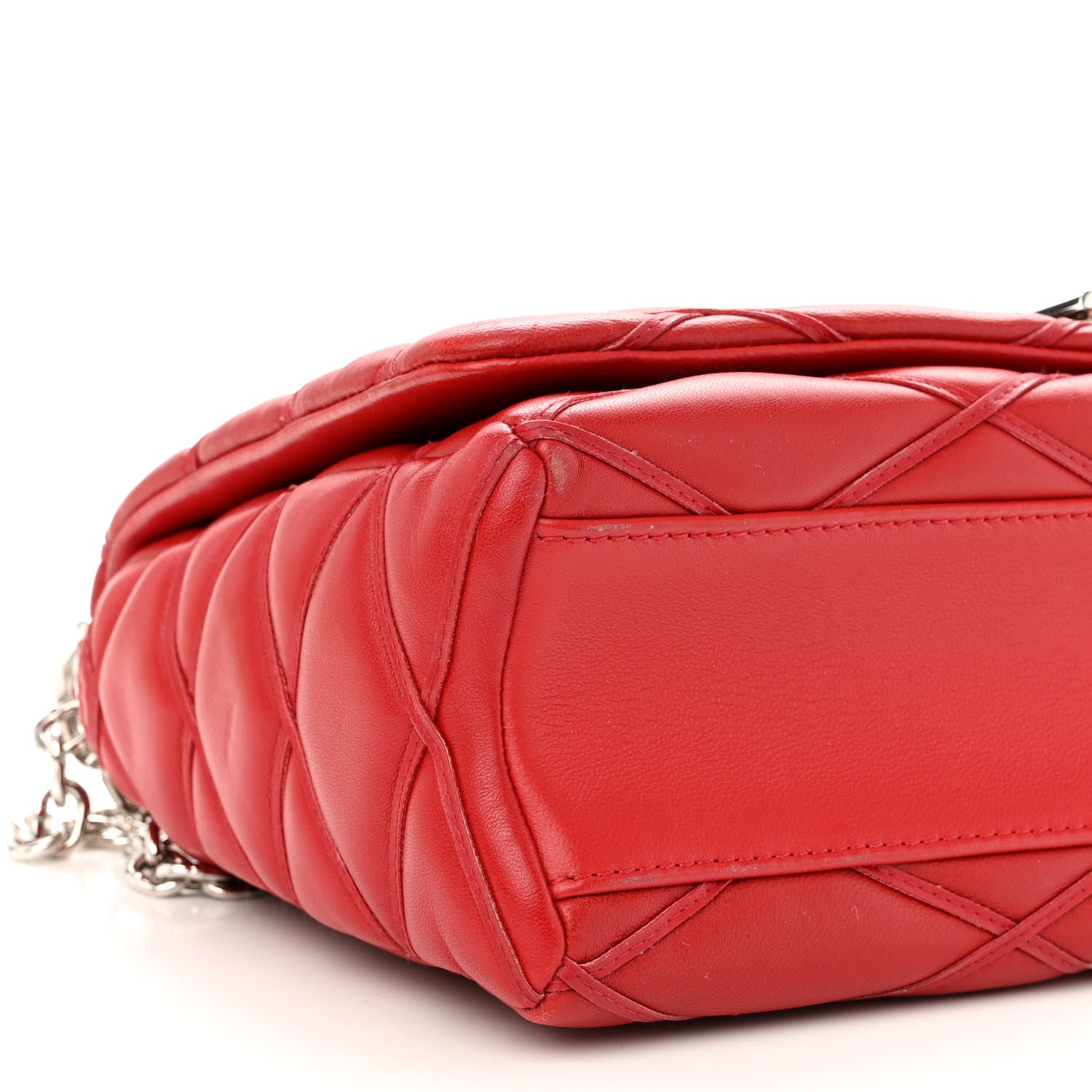 Louis Vuitton Lambskin Malletage GO-14 MM Rouge 8 of 9